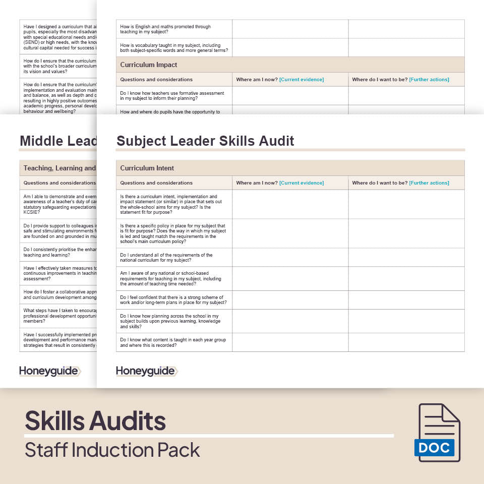 Staff Induction Pack