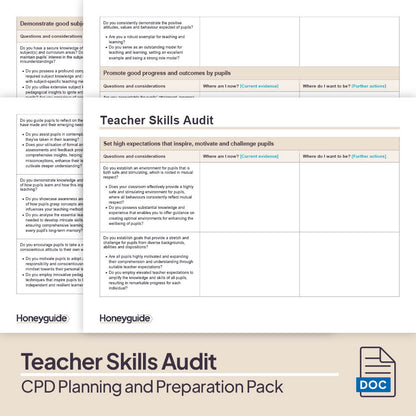 CPD Planning and Preparation Pack