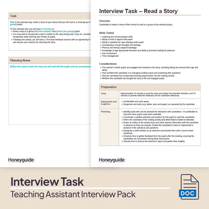 Teaching Assistant Interview Pack
