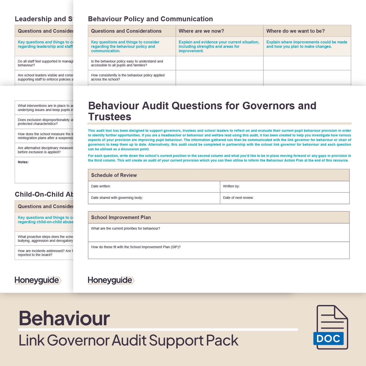 Link Governor Audit Support Pack