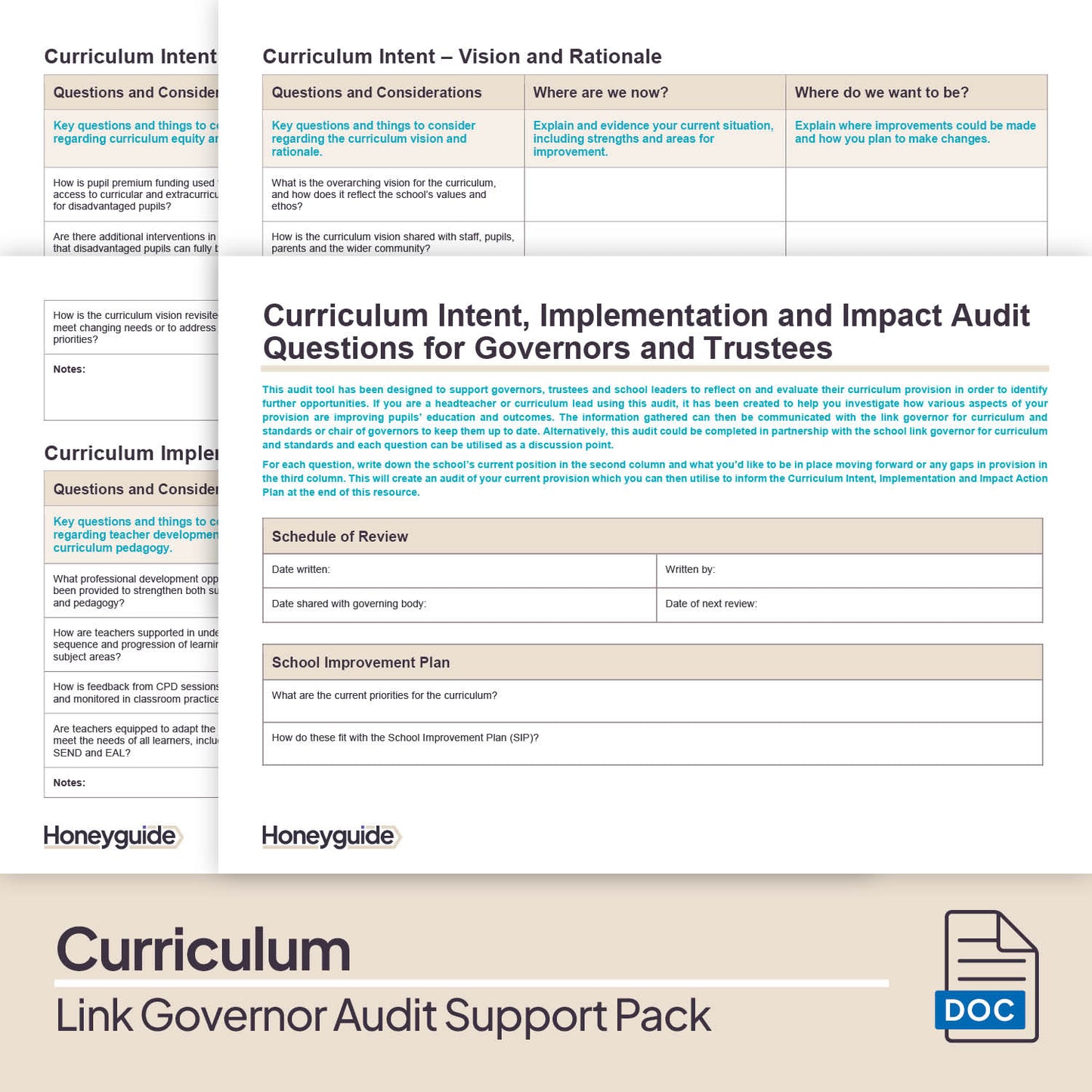 Link Governor Audit Support Pack