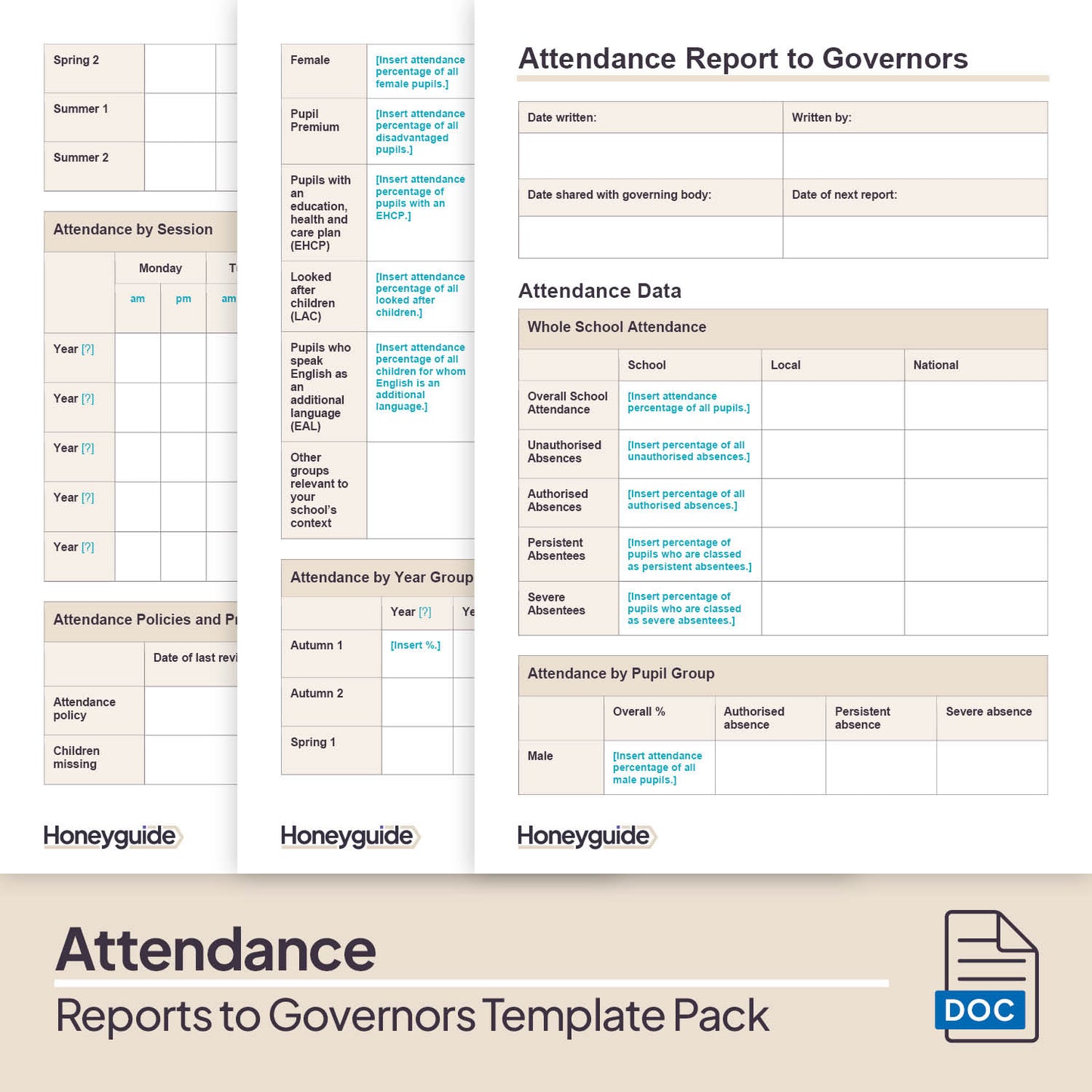 Reports to Governors Template Bundle