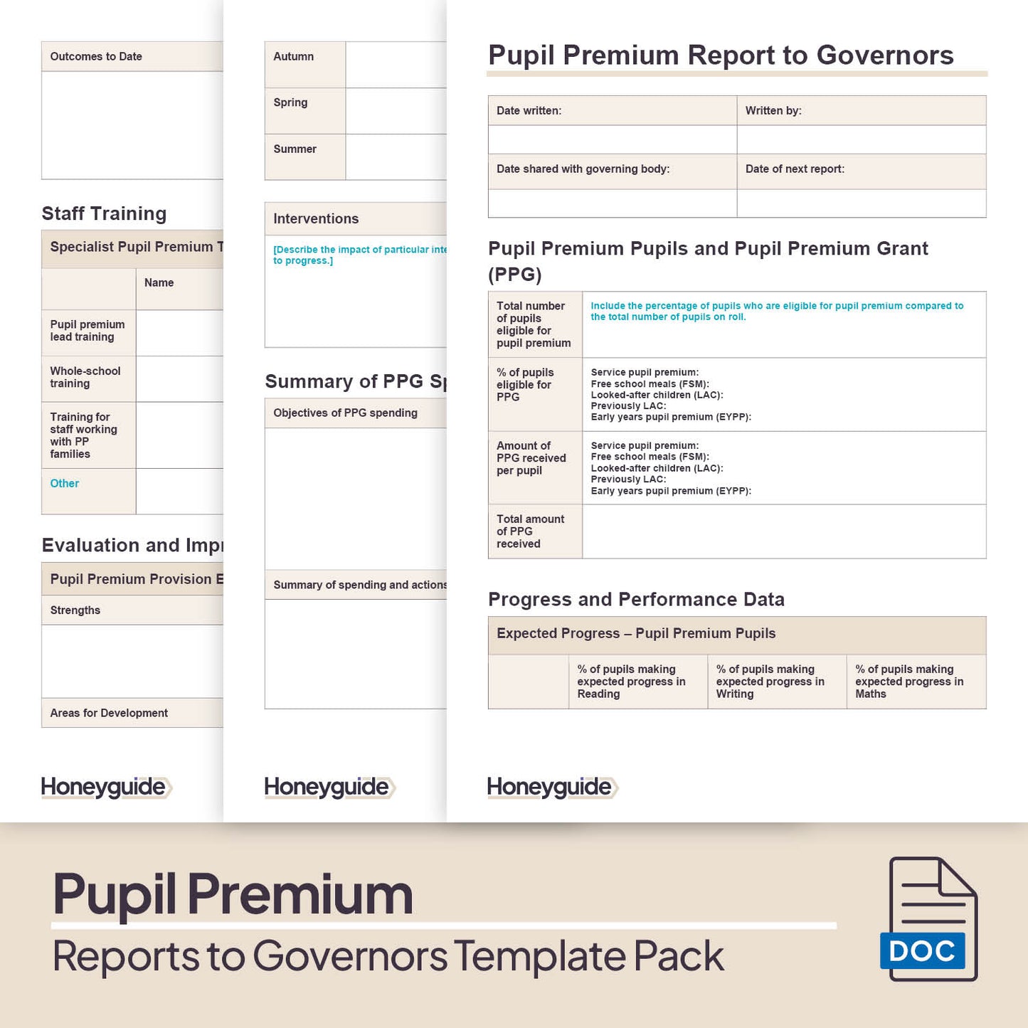 Reports to Governors Template Bundle