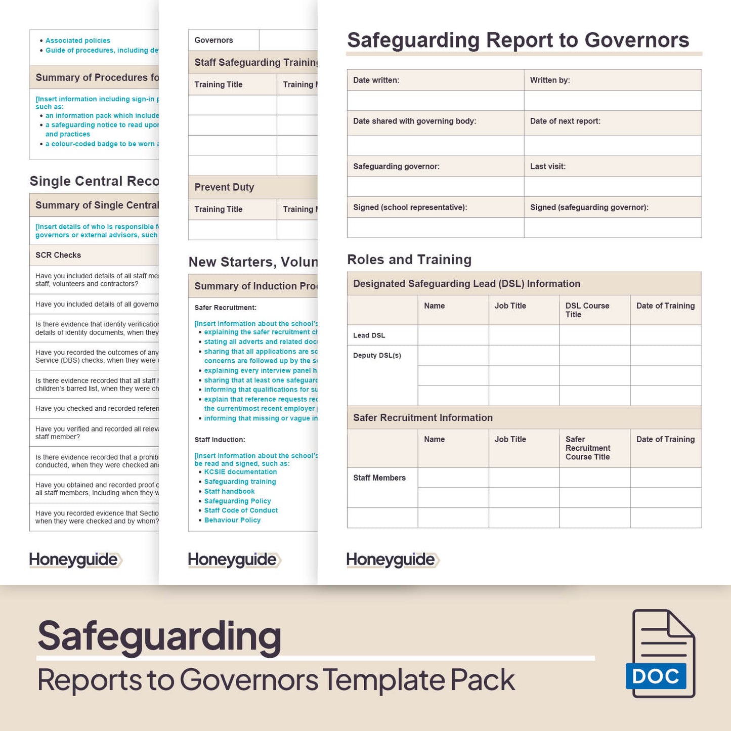 Reports to Governors Template Bundle