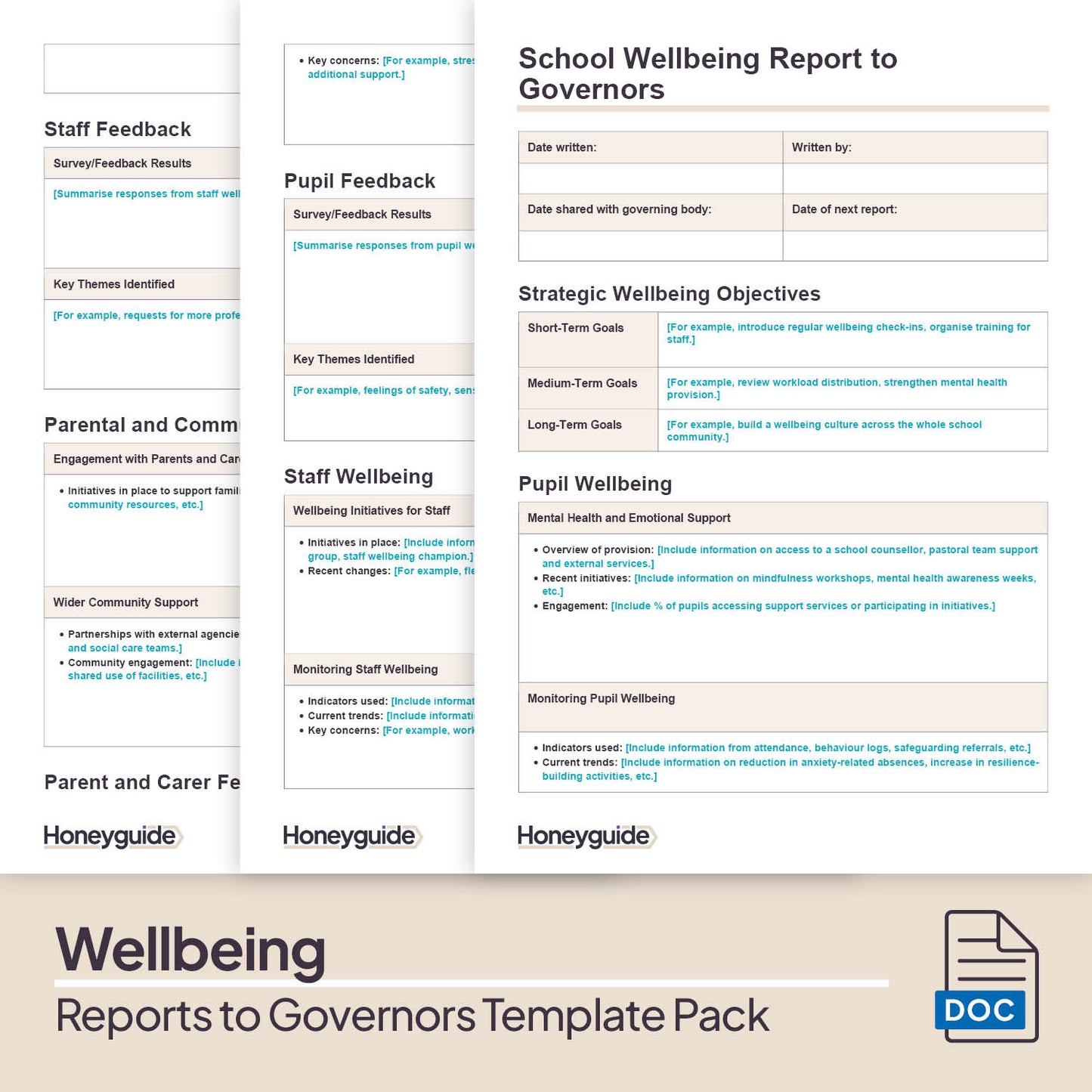 Reports to Governors Template Bundle