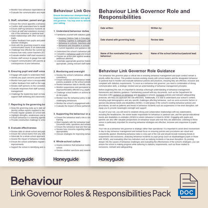 Link Governor Roles and Responsibilities Pack