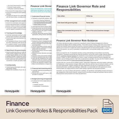 Link Governor Roles and Responsibilities Pack