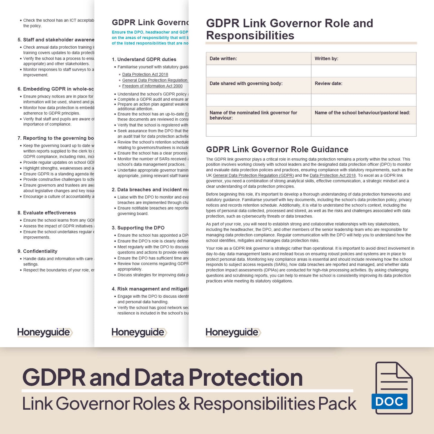 Link Governor Roles and Responsibilities Pack