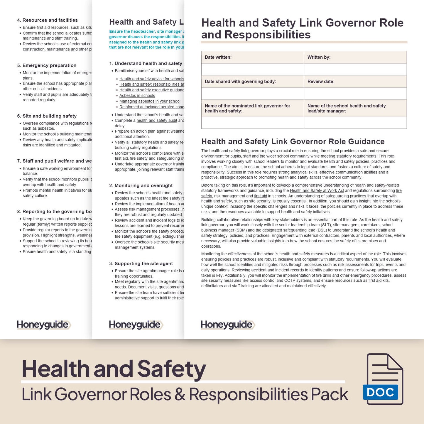 Link Governor Roles and Responsibilities Pack