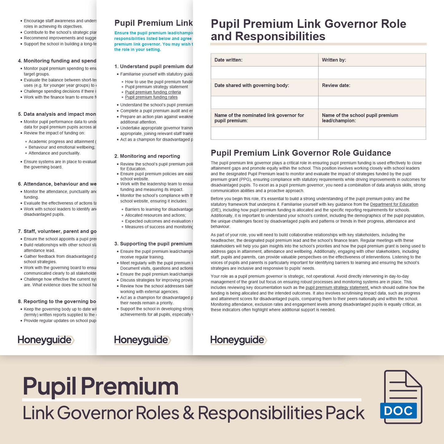 Link Governor Roles and Responsibilities Pack